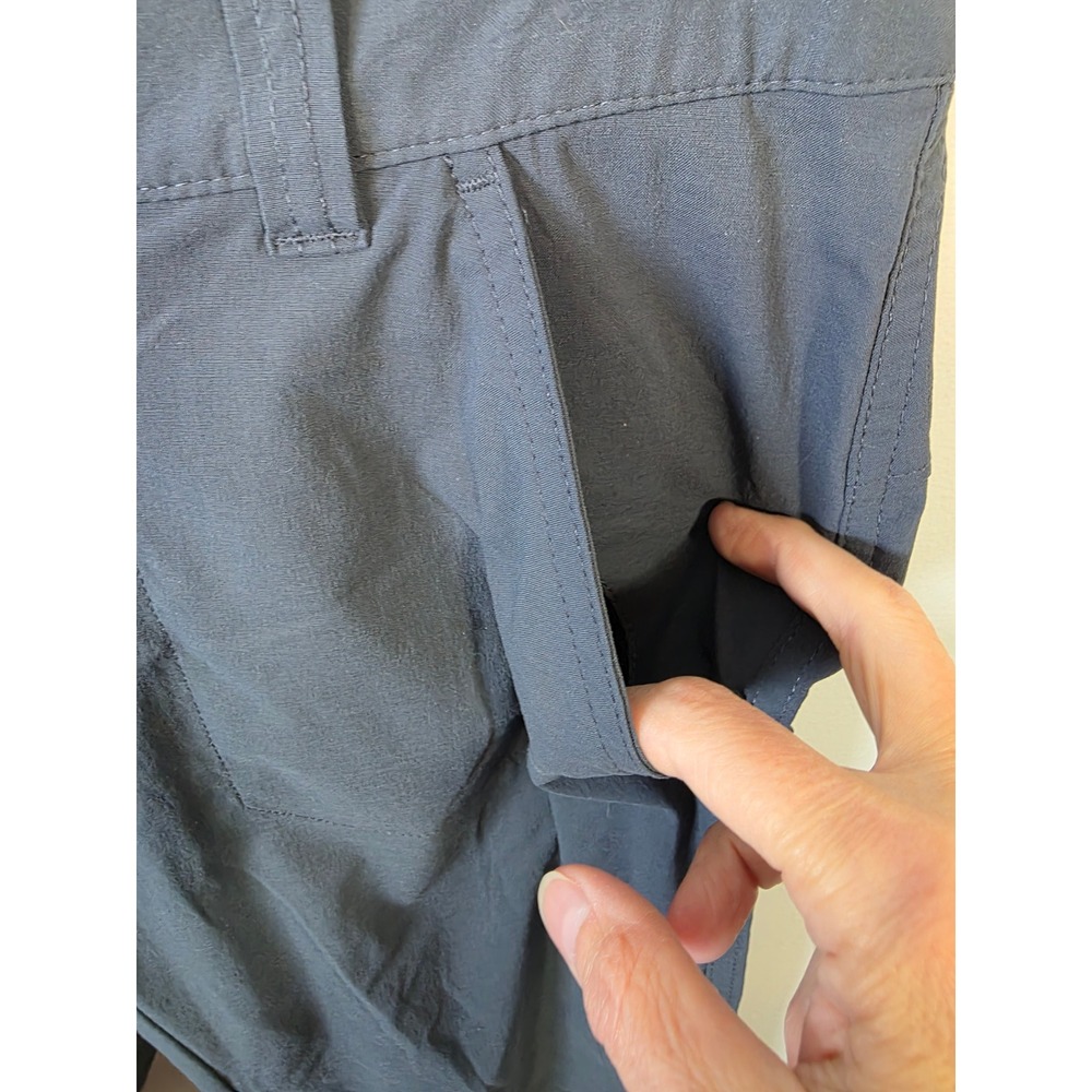 Columbia Saturday Trail II Women's Size 4 Gray Roll-Up Pants Omni-shield Hiking - Picture 3 of 9
